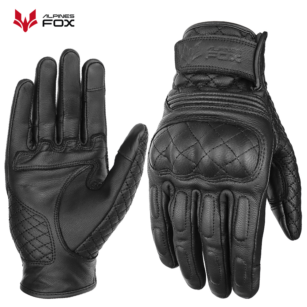 Retro Motorcycle Gloves Real L - Motorcycle Gear Yellow reseña y precio