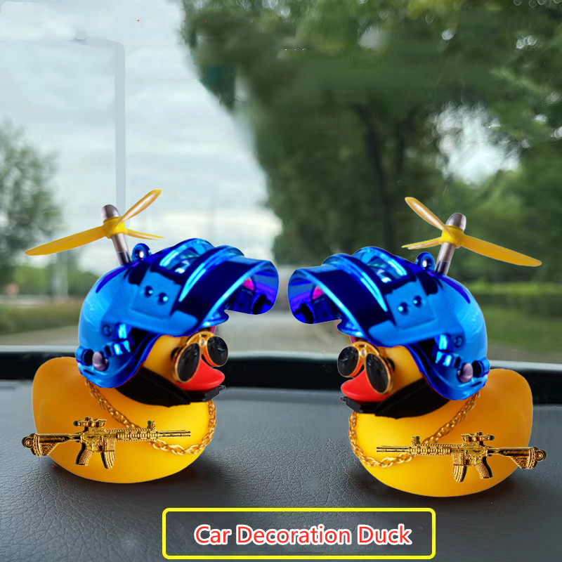 Car Cute Little Yellow Duck Wi - Motorcycle Gear Yellow reseña y precio