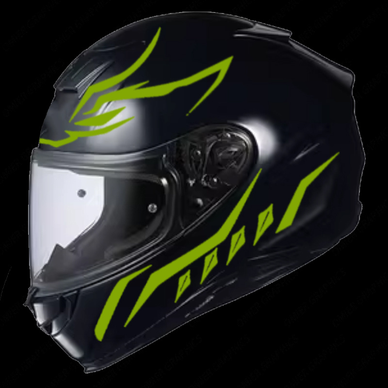 Yellow, Red and Black Motorcyc - Motorcycle Gear Yellow reseña y precio