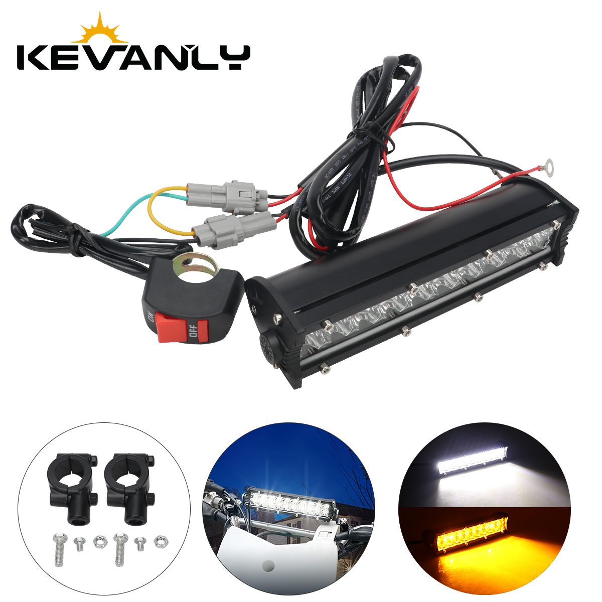 Motorcycle Headlight Light Han - Motorcycle Gear Yellow reseña y precio