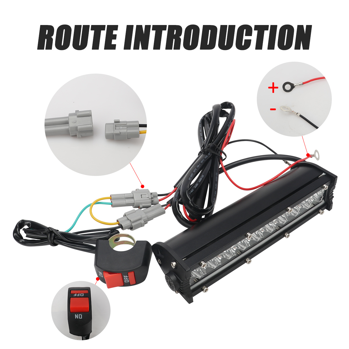 Motorcycle Headlight Light Han - Motorcycle Gear Yellow reseña y precio