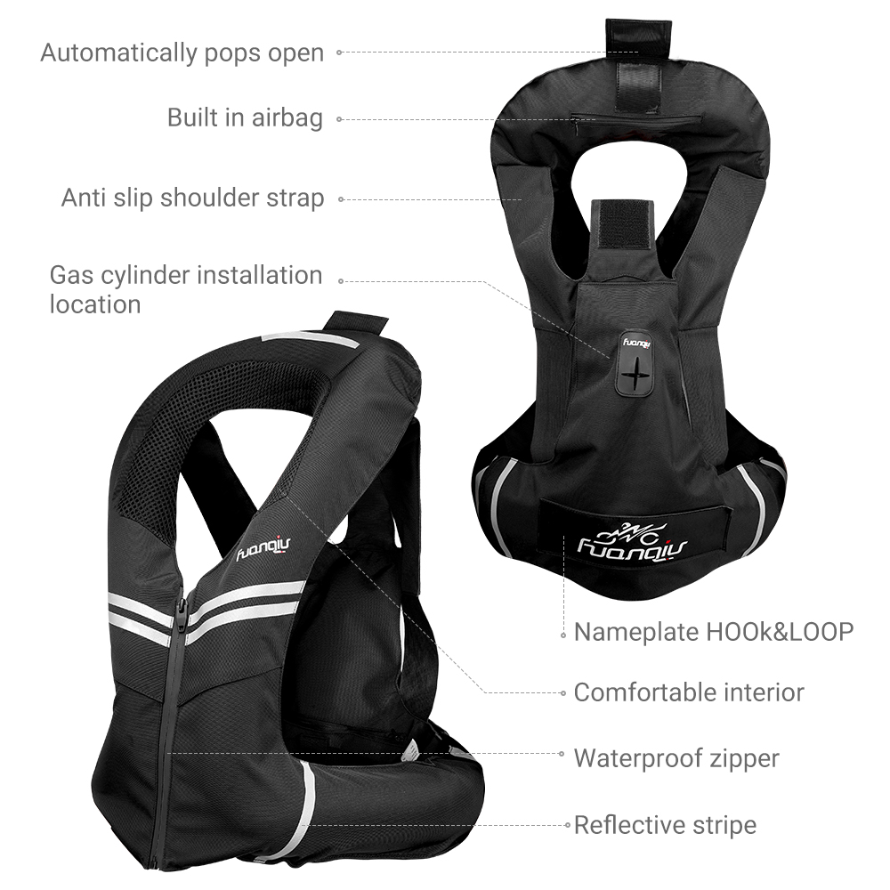 New Motorcycle Airbag Black Sa - Motorcycle Gear With Airbag reseña y precio