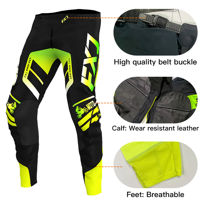 Off road motorcycle jersey and - Motorcycle Gear Yellow reseña y precio