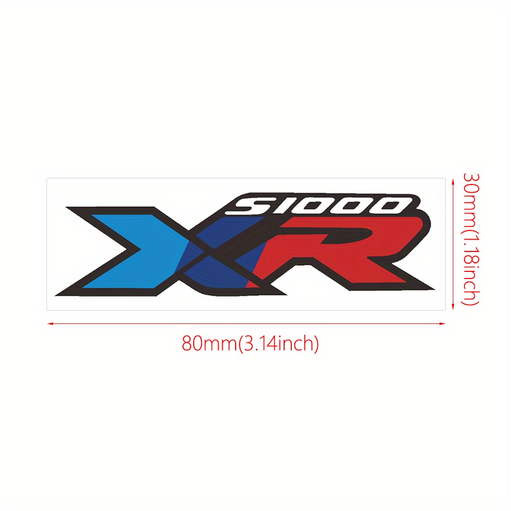 XR S1000 Text Stickers Waterpr - Motorcycle Gear Yellow reseña y precio