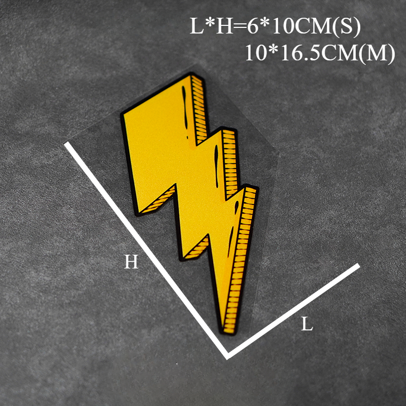 1PC Yellow Lightning Motorcycl - Motorcycle Gear Yellow reseña y precio